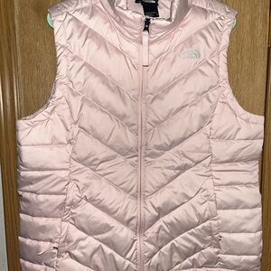 The North Face Light Pink Quilted Vest